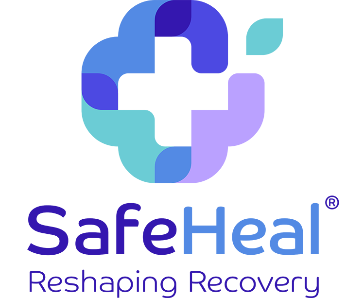Safe Heal Reshaping Recovery stacked logo